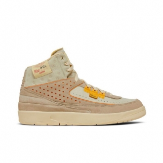 Air Jordan 2 Union La Retro Sp Khaki Narancssárga Férfi Cipő