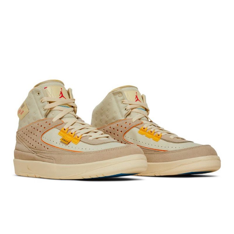 Air Jordan 2 Union La Retro Sp Khaki Narancssárga Férfi Cipő