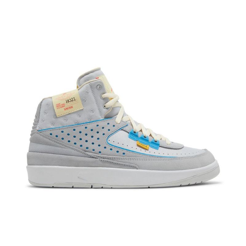 Air Jordan 2 Union La Retro Sp Szürke Kék Férfi Cipő