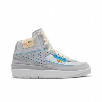 Air Jordan 2 Union La Retro Sp Szürke Kék Férfi Cipő