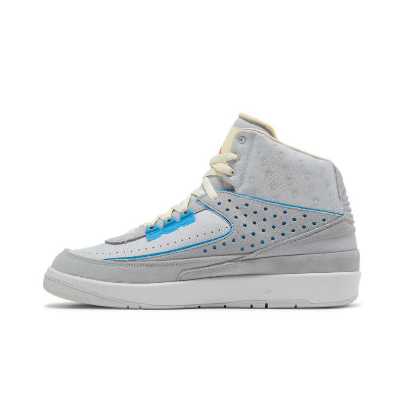 Air Jordan 2 Union La Retro Sp Szürke Kék Férfi Cipő