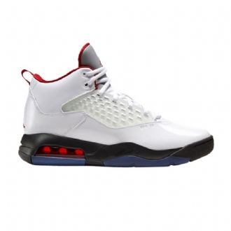 Air Jordan Maxin 200 Fehér Fekete Piros Ezüst Férfi Cipő