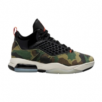 Air Jordan Maxin 200 Olíva Zöld Fekete Piros Férfi Cipő