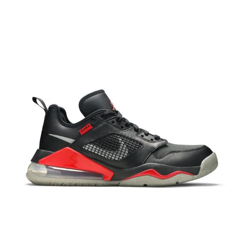 Air Jordan Mars 270 Alacsony Fekete Piros Ezüst Férfi Cipő