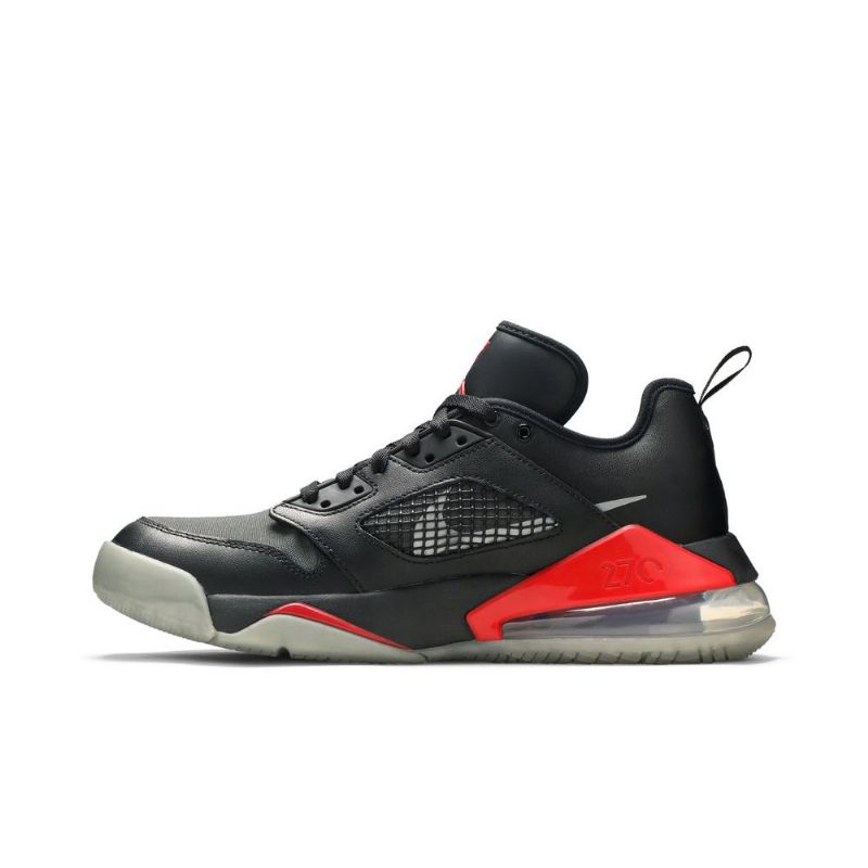 Air Jordan Mars 270 Alacsony Fekete Piros Ezüst Férfi Cipő