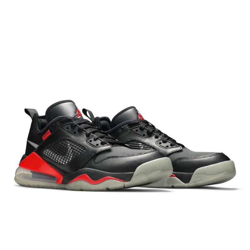 Air Jordan Mars 270 Alacsony Fekete Piros Ezüst Férfi Cipő