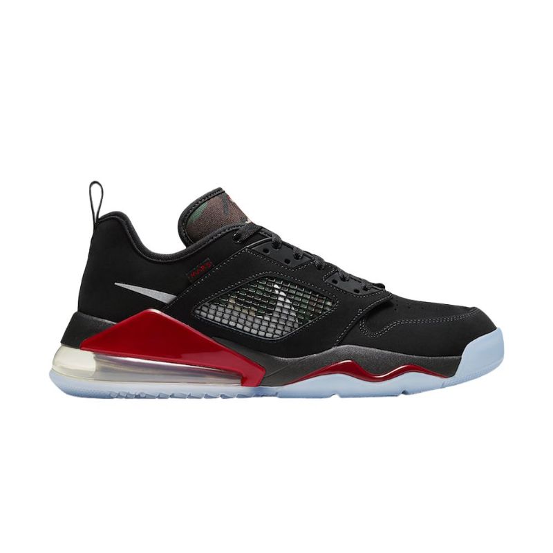 Air Jordan Mars 270 Alacsony Fekete Piros Ezüst Férfi Cipő