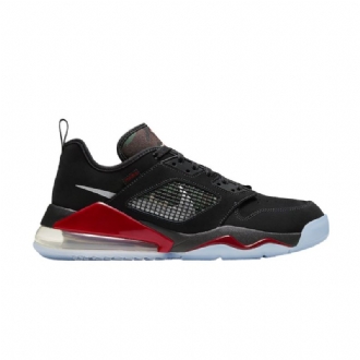Air Jordan Mars 270 Alacsony Fekete Piros Ezüst Férfi Cipő