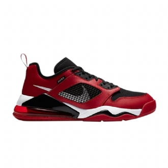 Air Jordan Mars 270 Alacsony Fekete Piros Fehér Férfi Cipő