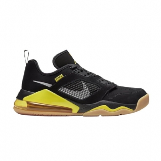Air Jordan Mars 270 Alacsony Fekete Sárga Ezüst Férfi Cipő