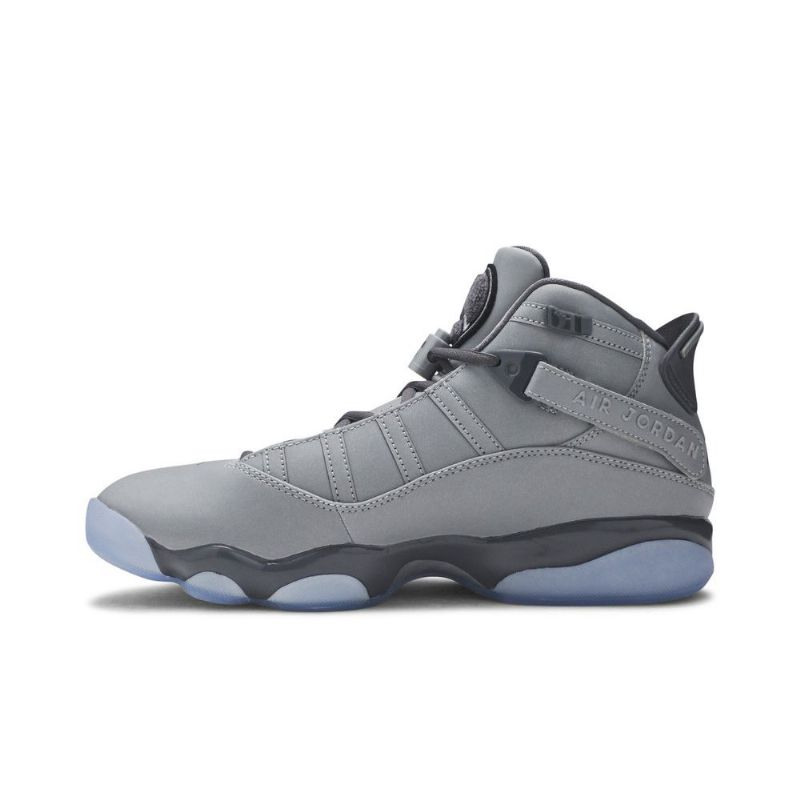 Air Jordan 6 Gyűrűs Ezüst Fehér Szürke Férfi Cipő