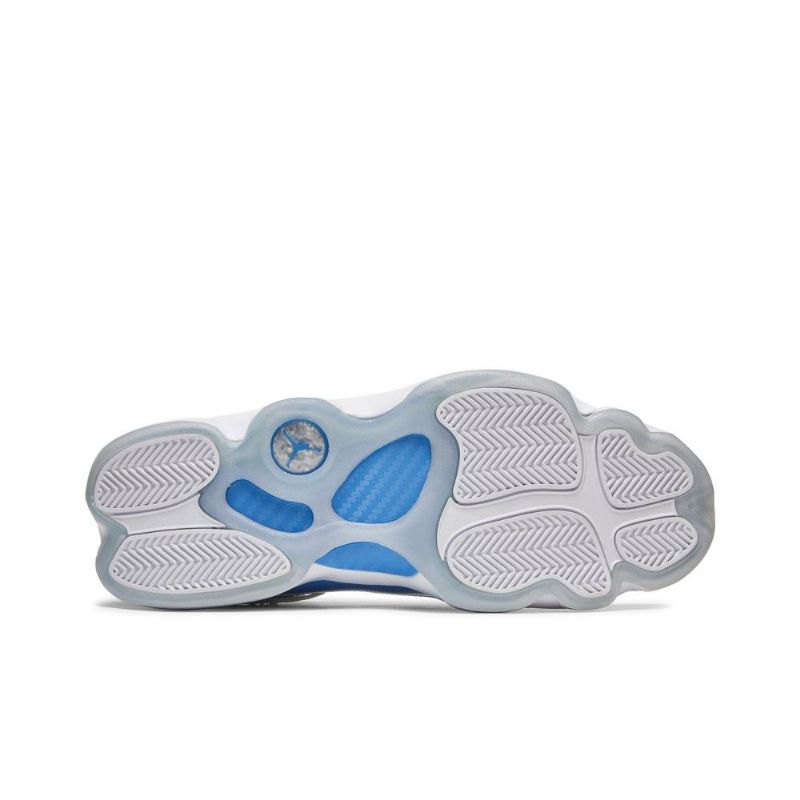 Air Jordan 6 Gyűrűs Fehér Kék Férfi Cipő