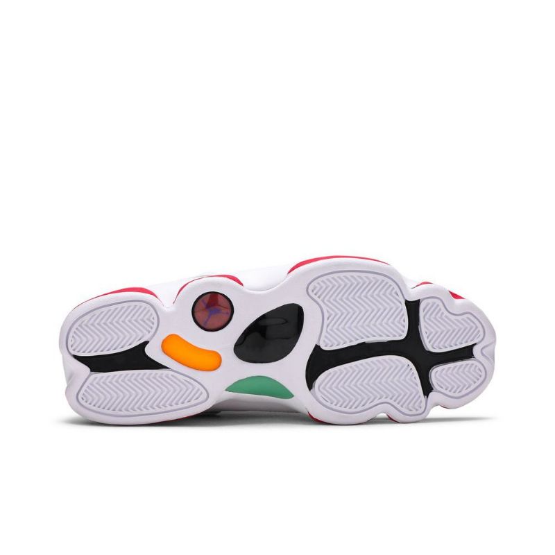 Air Jordan 6 Gyűrűs Fehér Piros Szürke Férfi Cipő
