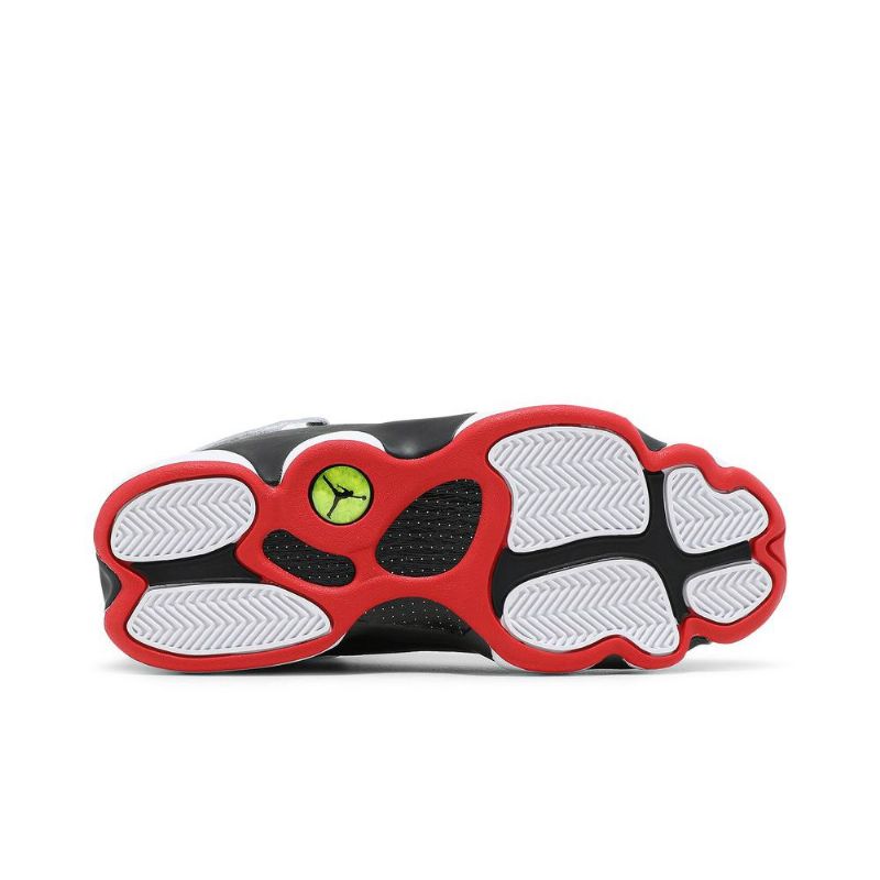 Air Jordan 6 Gyűrűs Fekete Fehér Piros Zöld Férfi Cipő