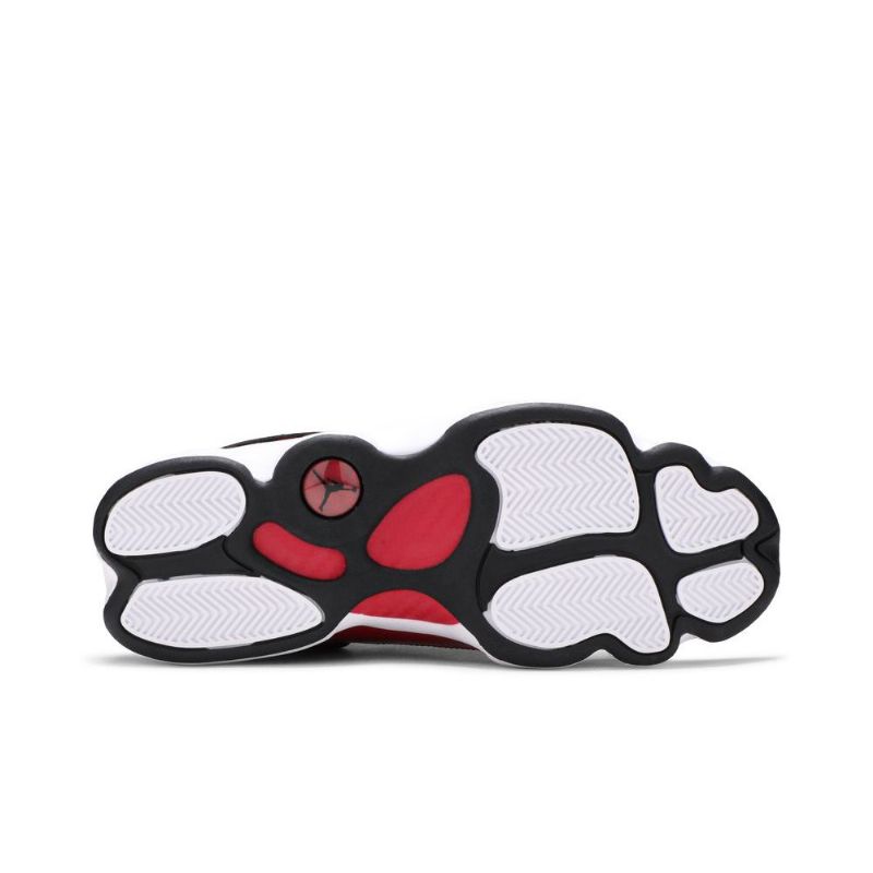Air Jordan 6 Gyűrűs Fekete Piros Fehér Férfi Cipő