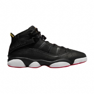 Air Jordan 6 Gyűrűs Fekete Sárga Férfi Cipő