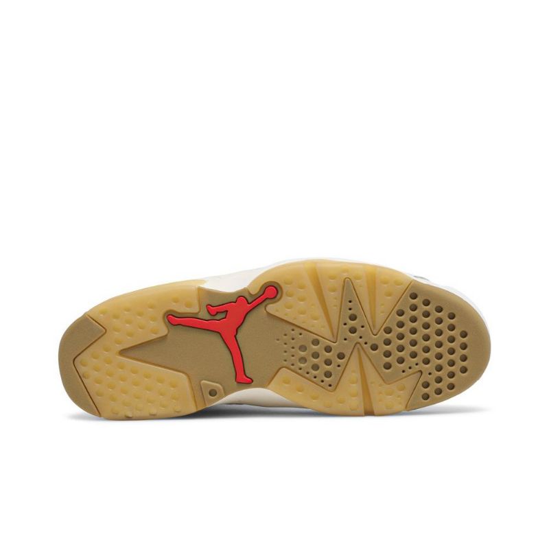 Air Jordan 6 Retro Fehér Barna Fekete Férfi Cipő