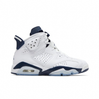 Air Jordan 6 Retro Fehér Sötétkék Férfi Cipő