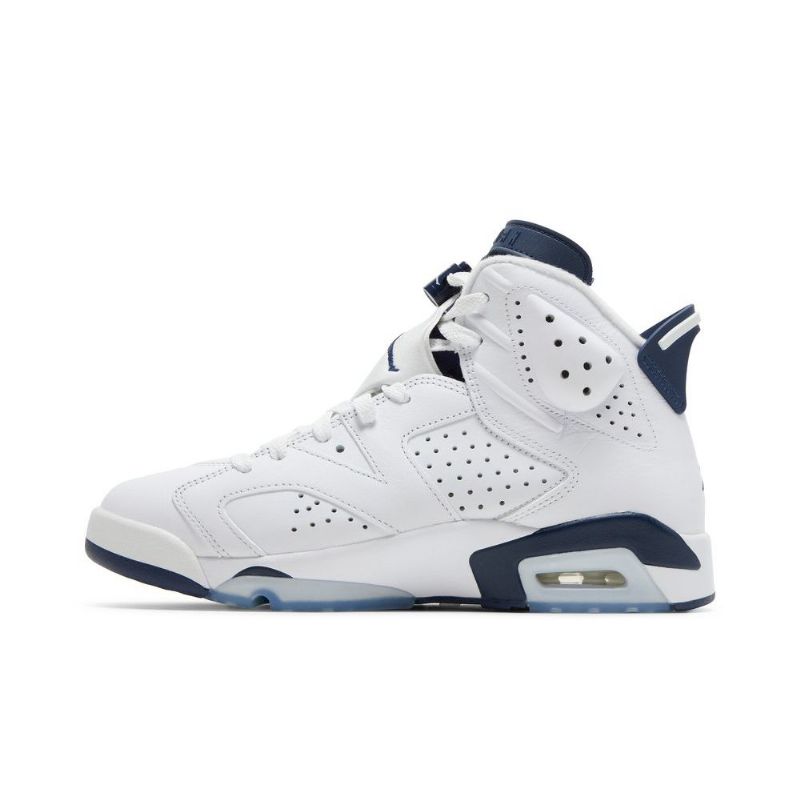 Air Jordan 6 Retro Fehér Sötétkék Férfi Cipő