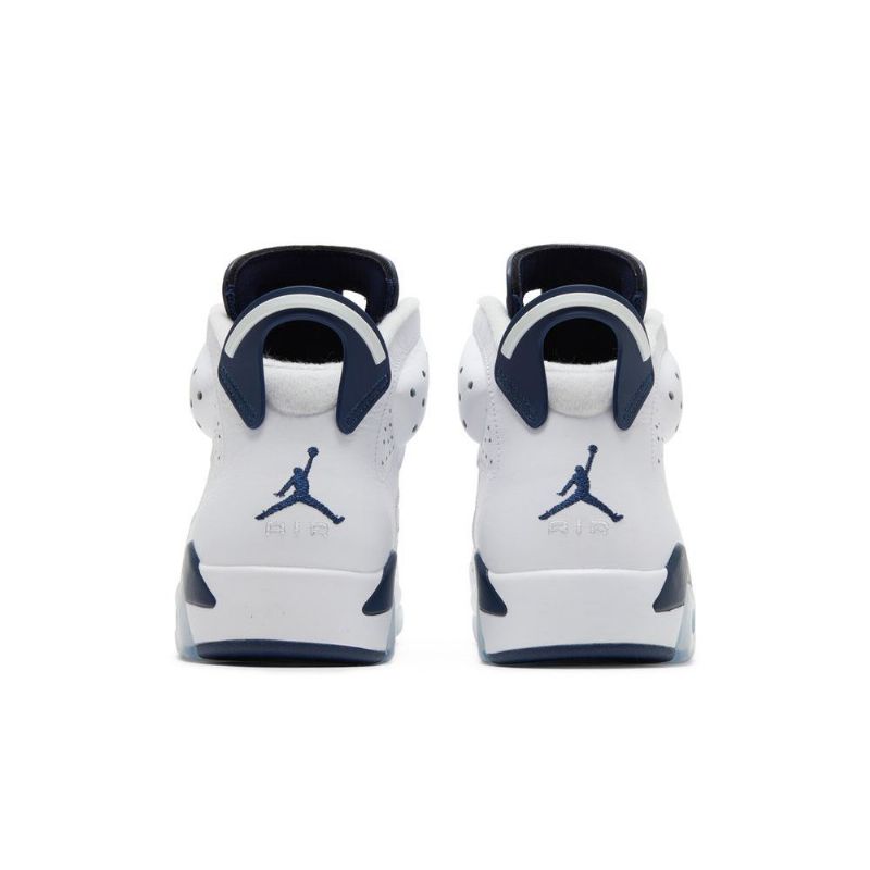 Air Jordan 6 Retro Fehér Sötétkék Férfi Cipő