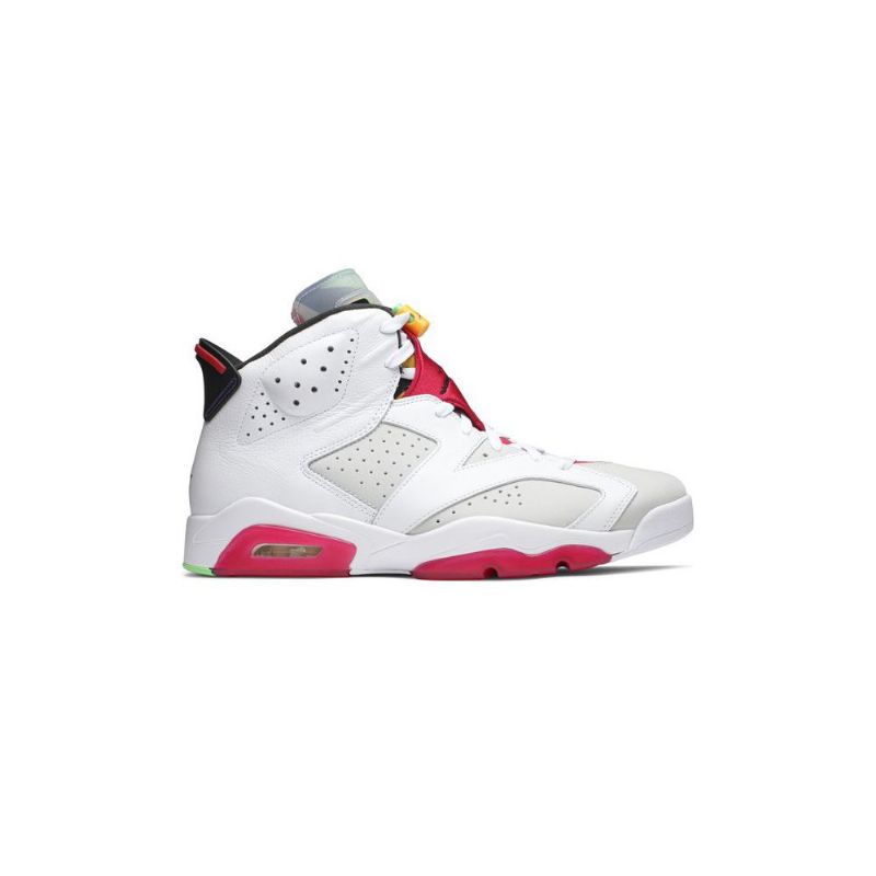 Air Jordan 6 Retro Fehér Szürke Piros Fekete Férfi Cipők