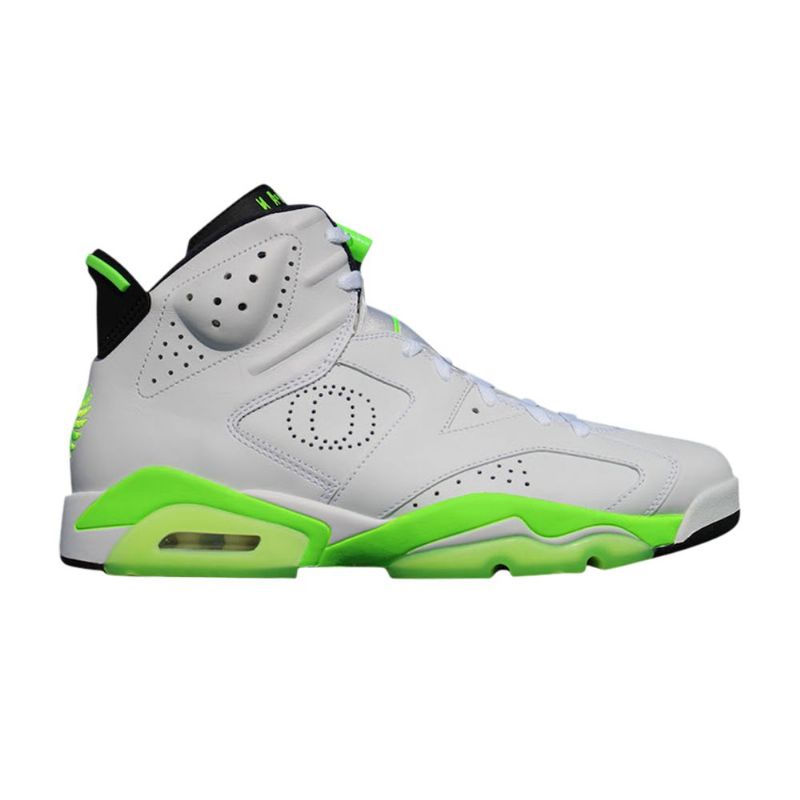 Air Jordan 6 Retro Fehér Zöld Fekete Férfi Cipő