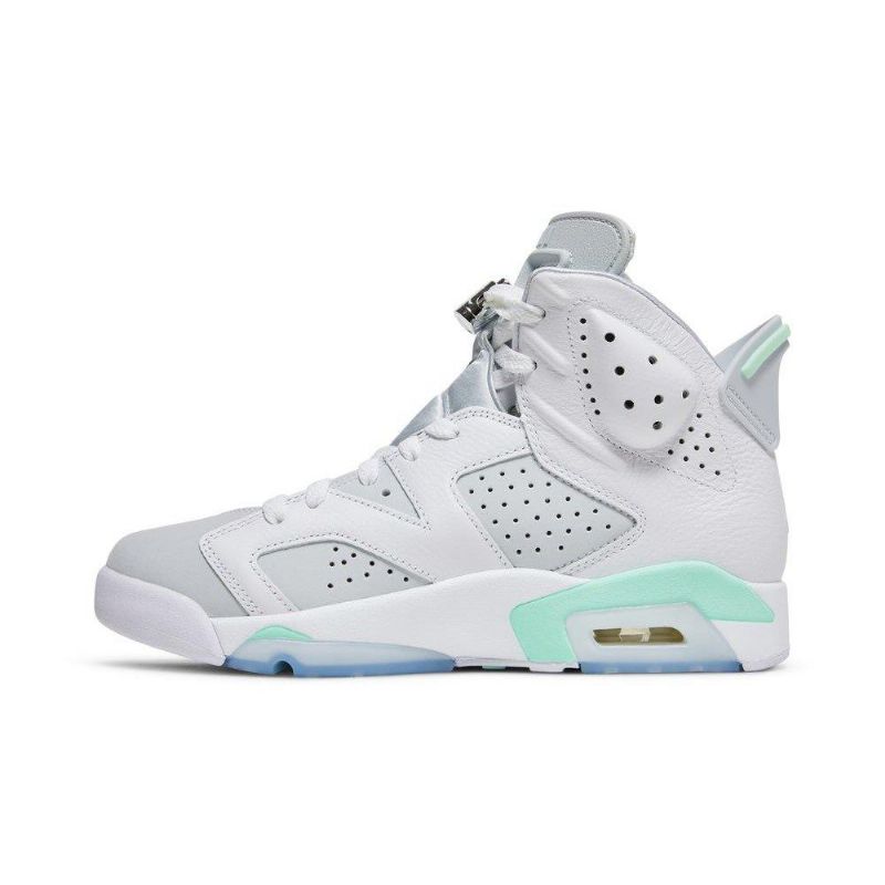 Air Jordan 6 Retro Fehér Zöld Női Cipő