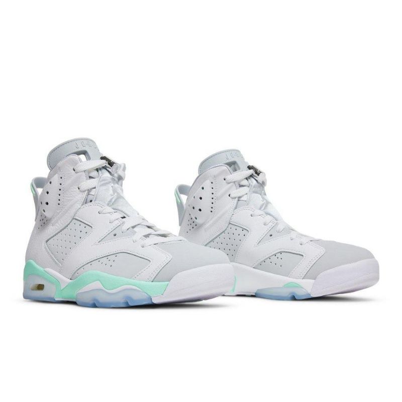 Air Jordan 6 Retro Fehér Zöld Női Cipő
