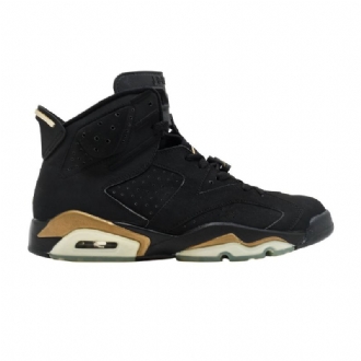 Air Jordan 6 Retro+ Fekete Arany Férfi Cipő