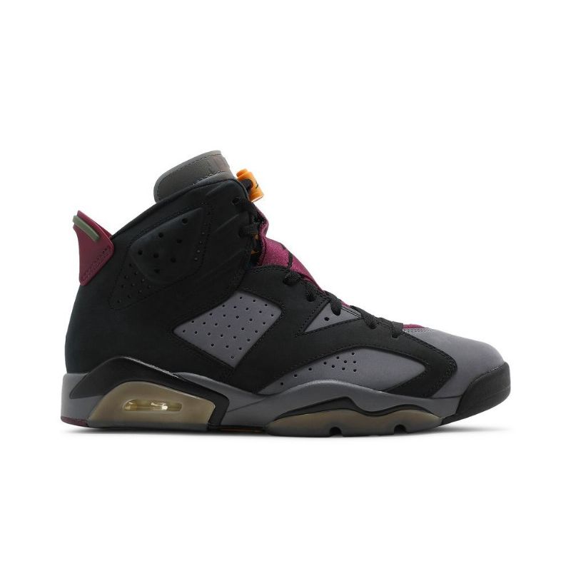 Air Jordan 6 Retro Fekete Szürke Bordeaux Férfi Cipő