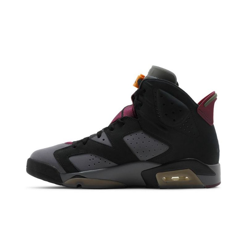 Air Jordan 6 Retro Fekete Szürke Bordeaux Férfi Cipő