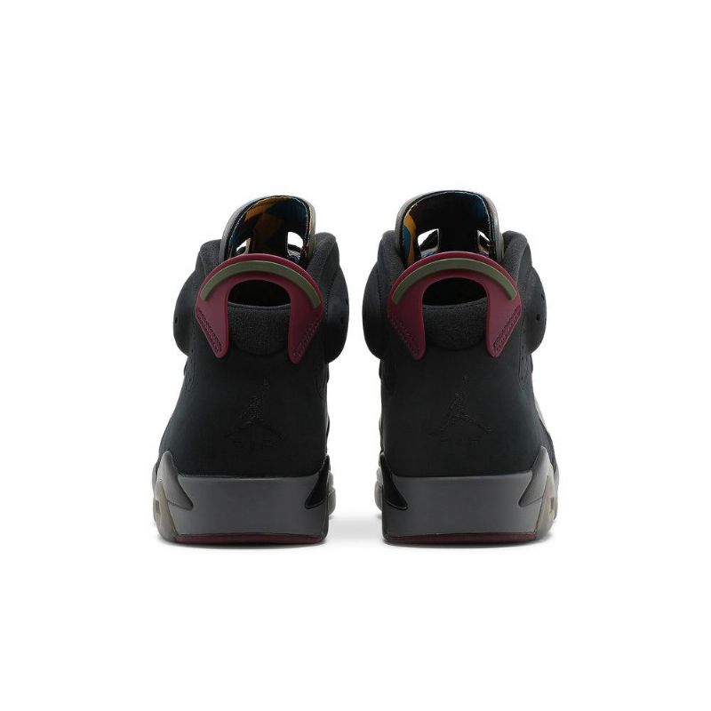 Air Jordan 6 Retro Fekete Szürke Bordeaux Férfi Cipő