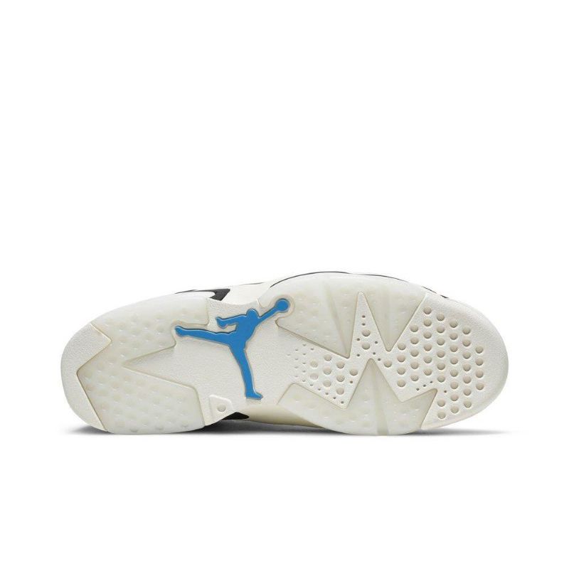 Air Jordan 6 Retro Fekete Szürke Ezüst Női Cipő