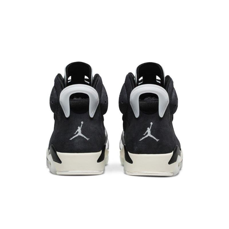Air Jordan 6 Retro Fekete Szürke Ezüst Női Cipő
