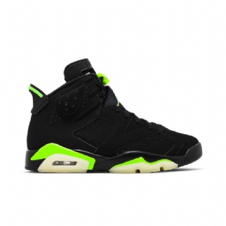 Air Jordan 6 Retro Fekete Zöld Férfi Cipő