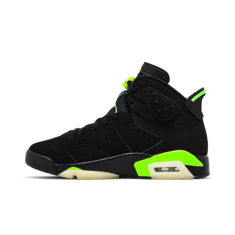 Air Jordan 6 Retro Fekete Zöld Férfi Cipő
