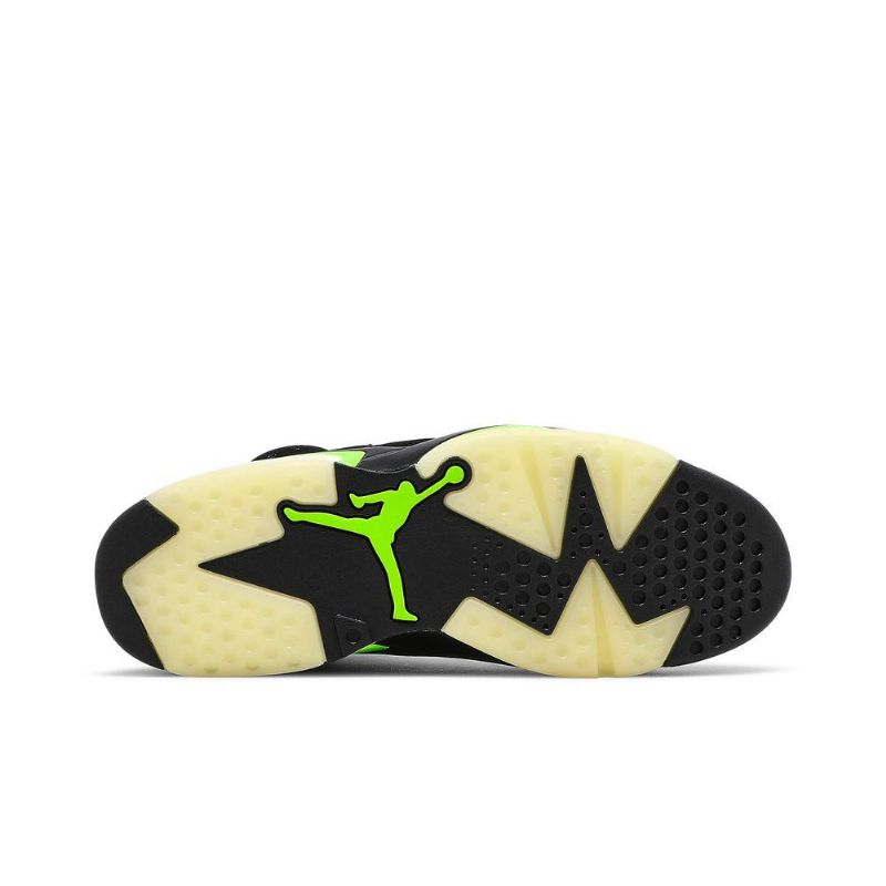 Air Jordan 6 Retro Fekete Zöld Férfi Cipő