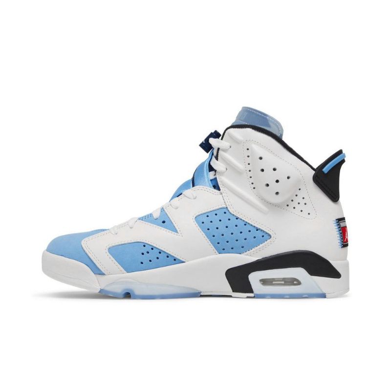Air Jordan 6 Retro Kék Fehér Fekete Férfi Cipő