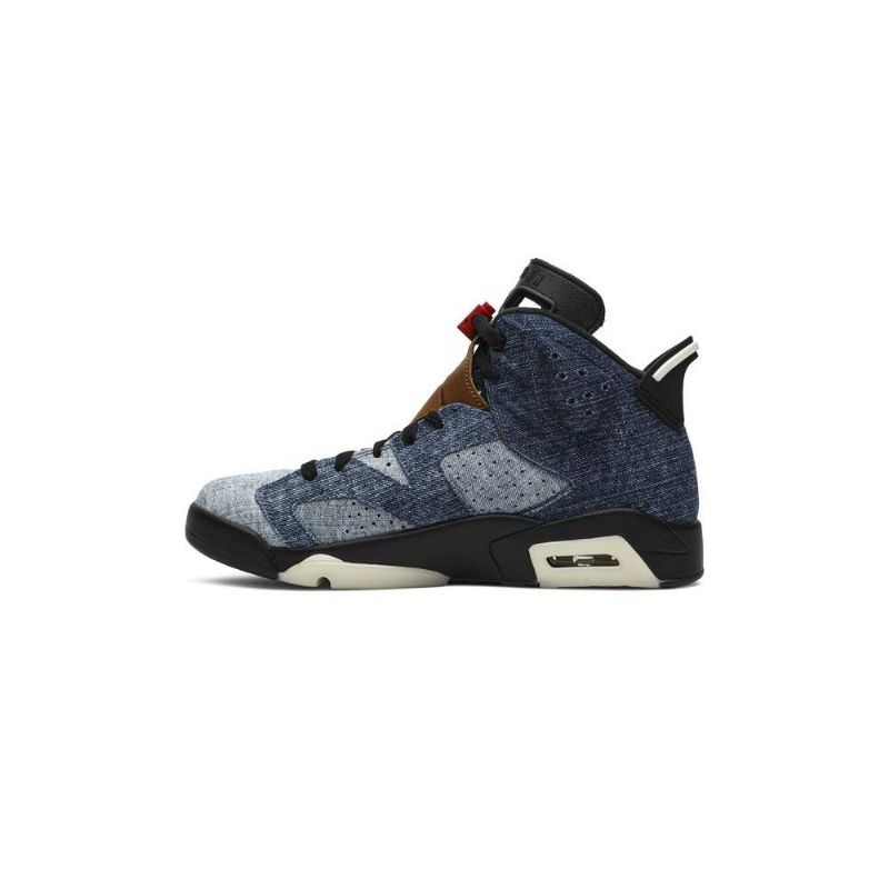 Air Jordan 6 Retro Kék Szürke Barna Férfi Cipők