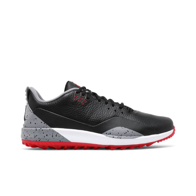 Air Jordan Adg 3 Fekete Szürke Piros Férfi Cipő