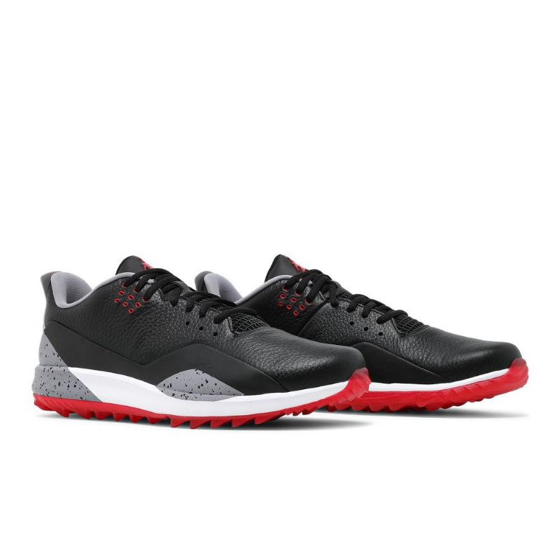 Air Jordan Adg 3 Fekete Szürke Piros Férfi Cipő