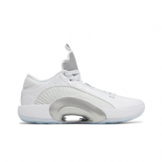 Air Jordan 35 Alacsony Fehér Ezüst Férfi Cipő