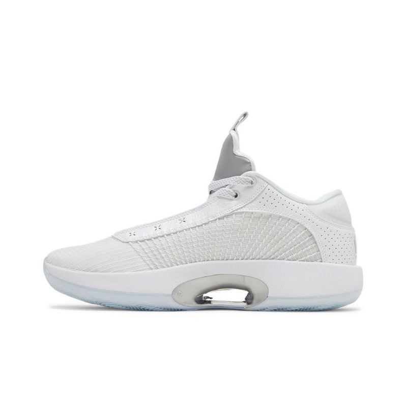 Air Jordan 35 Alacsony Fehér Ezüst Férfi Cipő