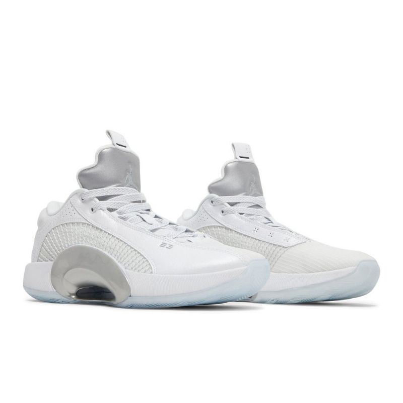 Air Jordan 35 Alacsony Fehér Ezüst Férfi Cipő