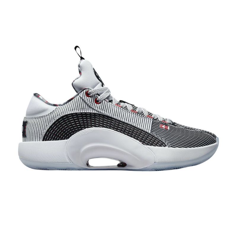 Air Jordan 35 Alacsony Fehér Fekete Piros Férfi Cipő