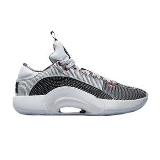 Air Jordan 35 Alacsony Fehér Fekete Piros Férfi Cipő