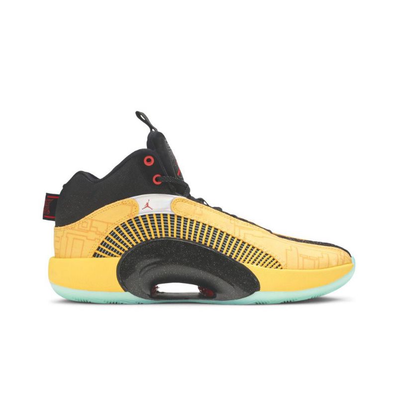 Air Jordan 35 Arany Fekete Piros Férfi Cipő