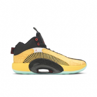 Air Jordan 35 Arany Fekete Piros Férfi Cipő