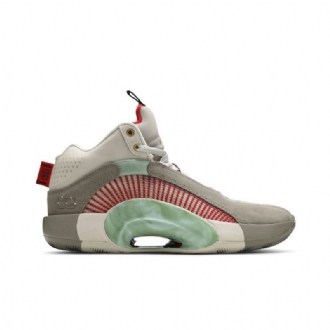 Air Jordan 35 Clot Fehér Szürke Piros Zöld Férfi Cipők