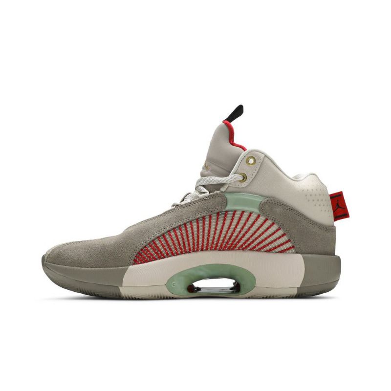 Air Jordan 35 Clot Fehér Szürke Piros Zöld Férfi Cipők